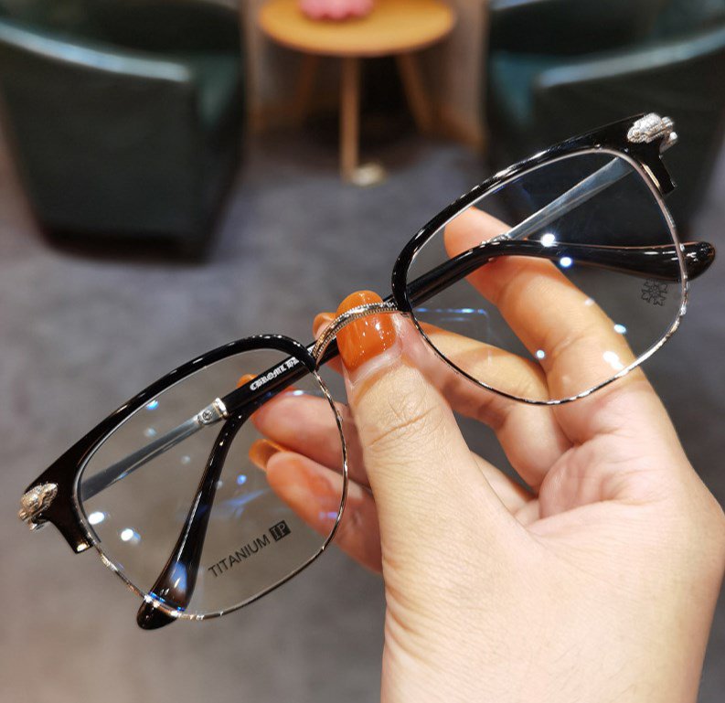 블루 라이트 차단 반무테 노안경